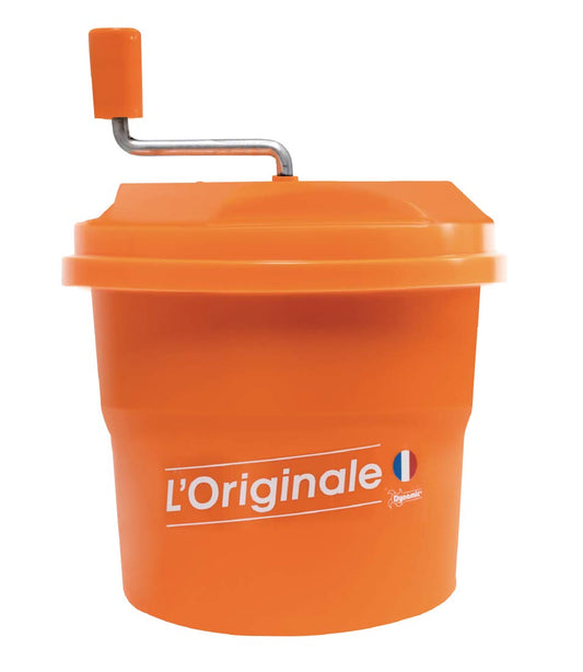 E007 SD Commercial MINI Salad Spinner, 1.25 Gallon Capacity, Orange