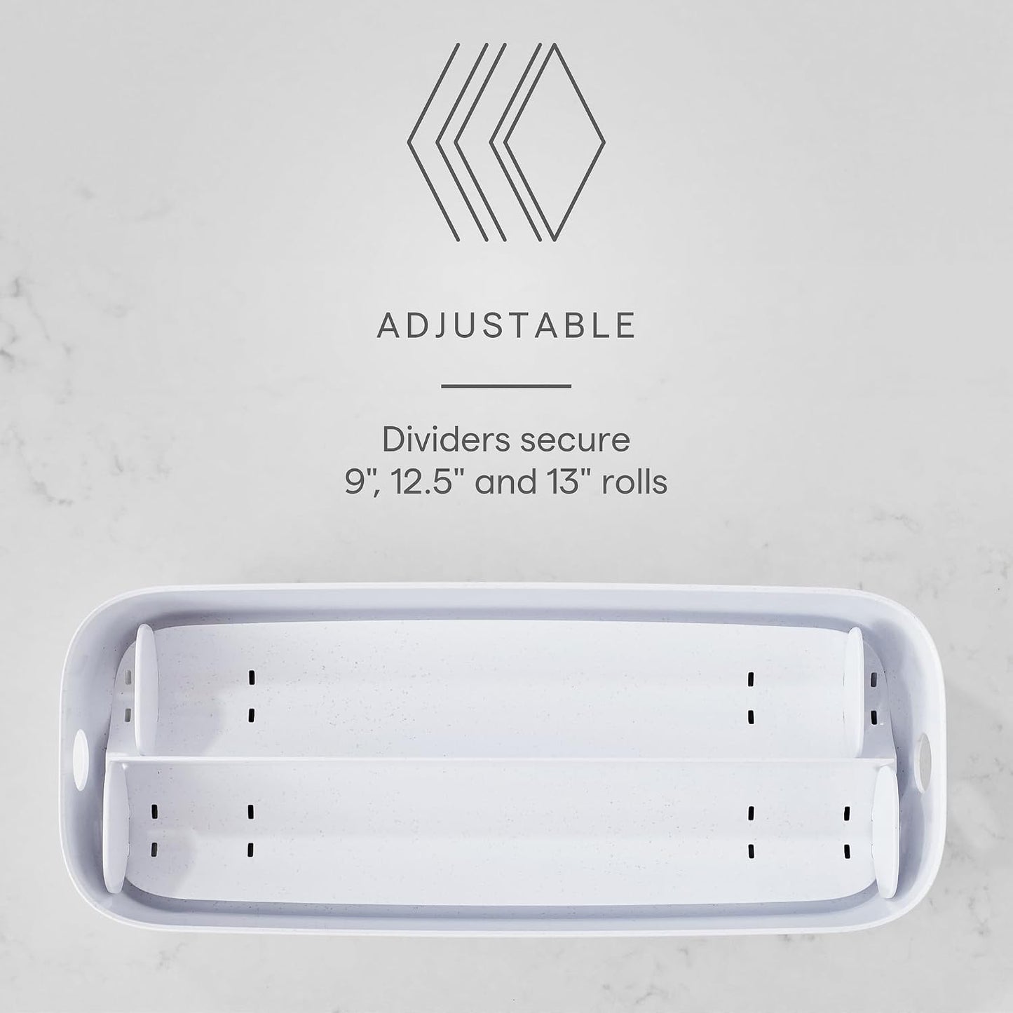 StoraRoll Food Wrap Dispenser 3-in-1, Aluminum Foil Wrap Organizer