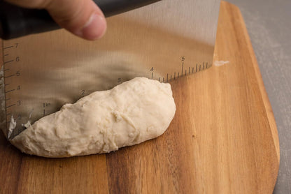 Stainless Steel Bench Scraper, Pizza Dough Cutter, 6 inch