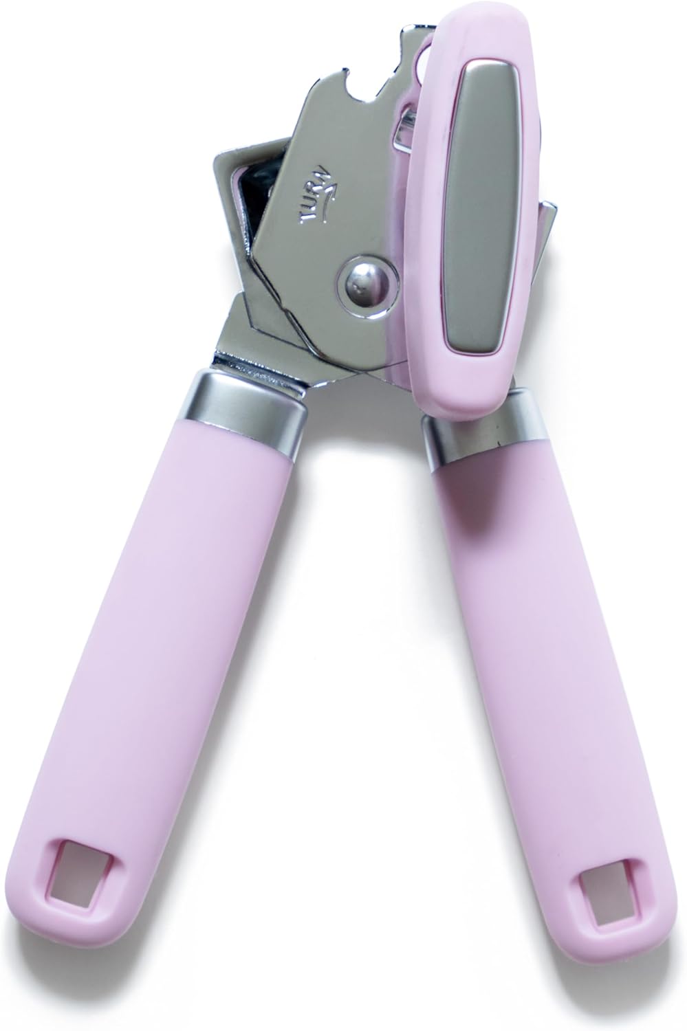 Professional Grade Handheld Manual Multifunction Can Opener & Bottle Opener With Magnet Heavy Duty and Smooth Handle With Comfortable Grip - Pink - EEF Group