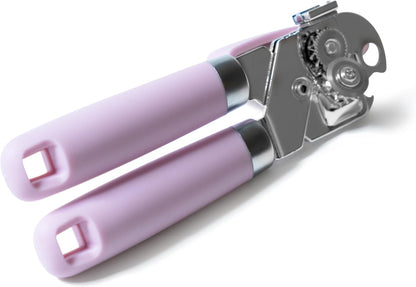 Professional Grade Handheld Manual Multifunction Can Opener & Bottle Opener With Magnet Heavy Duty and Smooth Handle With Comfortable Grip - Pink - EEF Group
