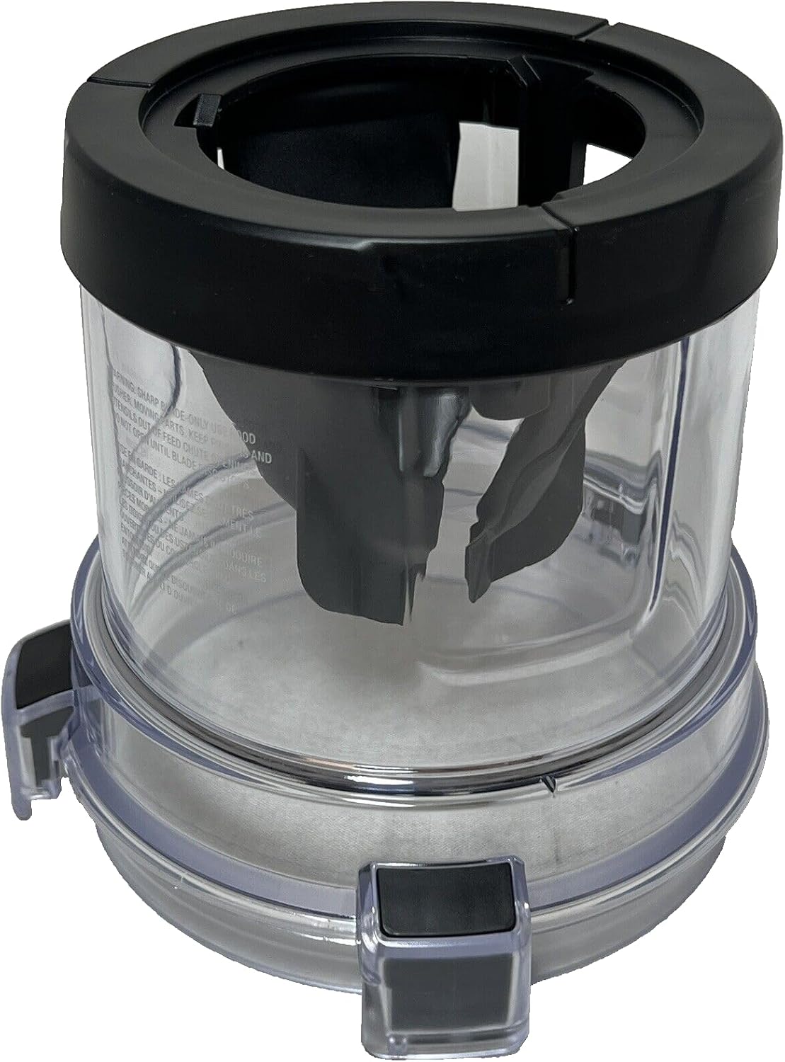 Spiralizer Food Pusher Chute Bowl for Ninja AMZ012BL NN210 NN210C NN210Q 4-in-1 Kitchen System Blender