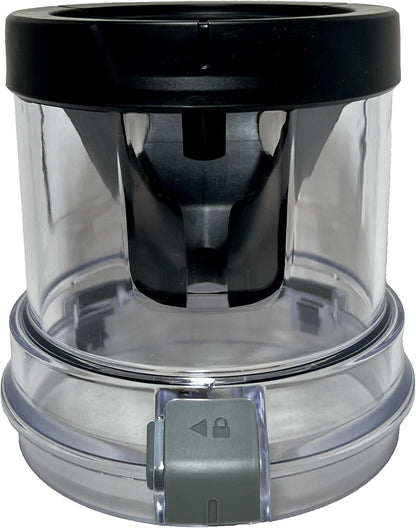 Spiralizer Food Pusher Chute Bowl for Ninja AMZ012BL NN210 NN210C NN210Q 4-in-1 Kitchen System Blender