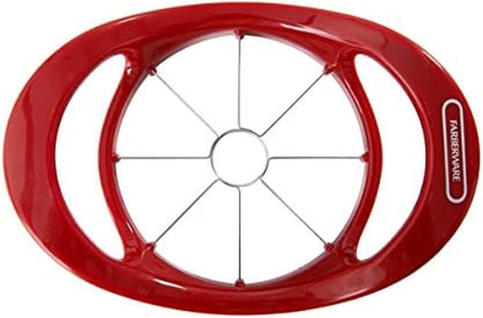5216371 Professional Plastic Apple Corer/Wedger with Stainless Steel Blades, Red