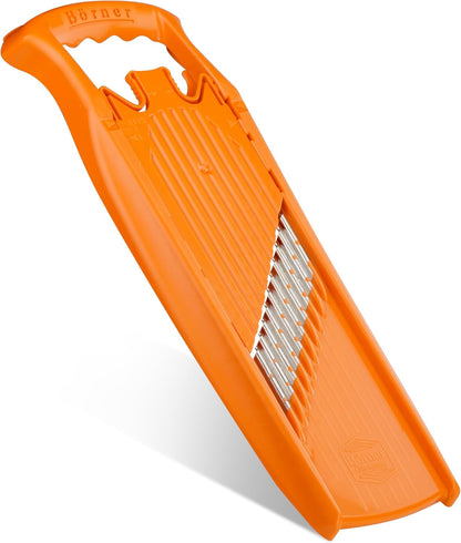 Wave-Waffle XXL PowerLine Crinkle Cut Vegetable Slicer (White) • Wavy Mandoline for Vegetables • Wave/Waffle/Crinkle Cut • Potato Slicer for Lattice Potatoes