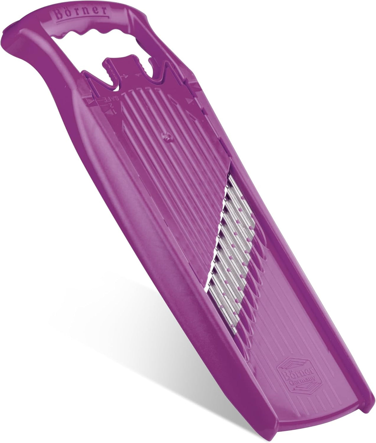 Wave-Waffle XXL PowerLine Crinkle Cut Vegetable Slicer (White) • Wavy Mandoline for Vegetables • Wave/Waffle/Crinkle Cut • Potato Slicer for Lattice Potatoes