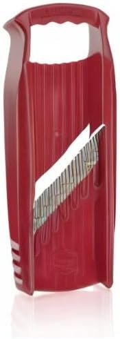 Wave-Waffle XXL PowerLine Crinkle Cut Vegetable Slicer (White) • Wavy Mandoline for Vegetables • Wave/Waffle/Crinkle Cut • Potato Slicer for Lattice Potatoes