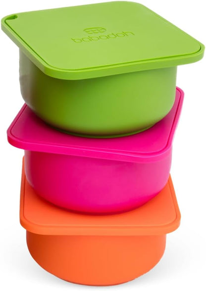 Pizza Dough Proofing Silicone Containers with Lids | Pizza Making Accessories | The Perfect Pizza | Set of 6 | Multi Yellow (2 Dough, 2 Olive, 2 Yellow) | Original Size (make 12" Pizzas)