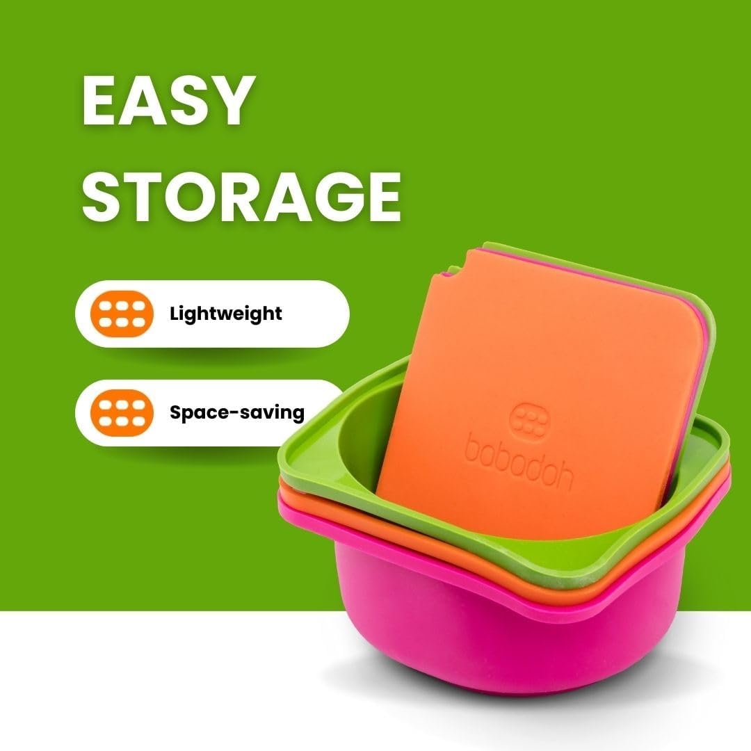 Pizza Dough Proofing Silicone Containers with Lids | Pizza Making Accessories | The Perfect Pizza | Set of 6 | Multi Yellow (2 Dough, 2 Olive, 2 Yellow) | Original Size (make 12" Pizzas)