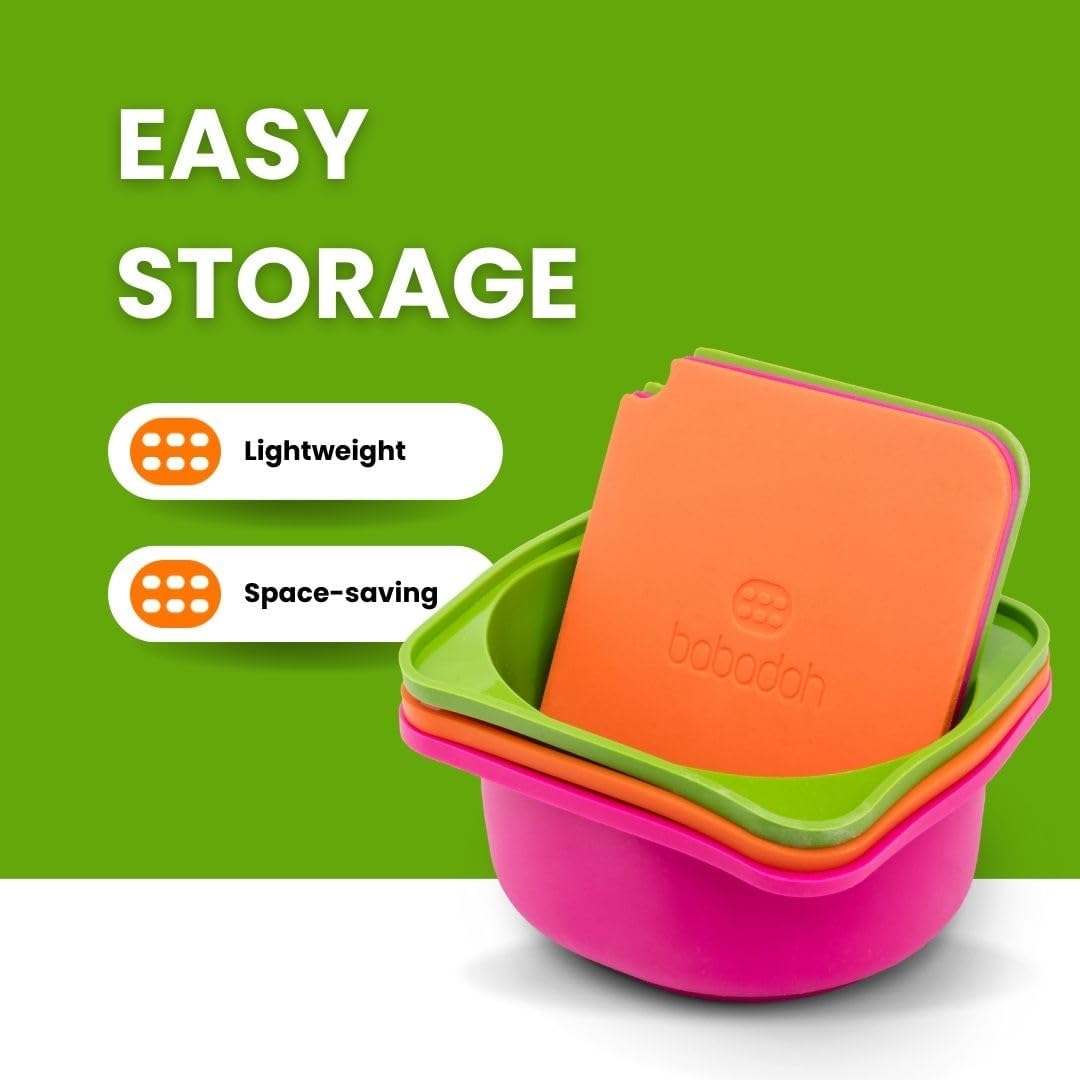 Pizza Dough Proofing Silicone Containers with Lids | Pizza Making Accessories | The Perfect Pizza | Set of 6 | Multi Yellow (2 Dough, 2 Olive, 2 Yellow) | Original Size (make 12" Pizzas)