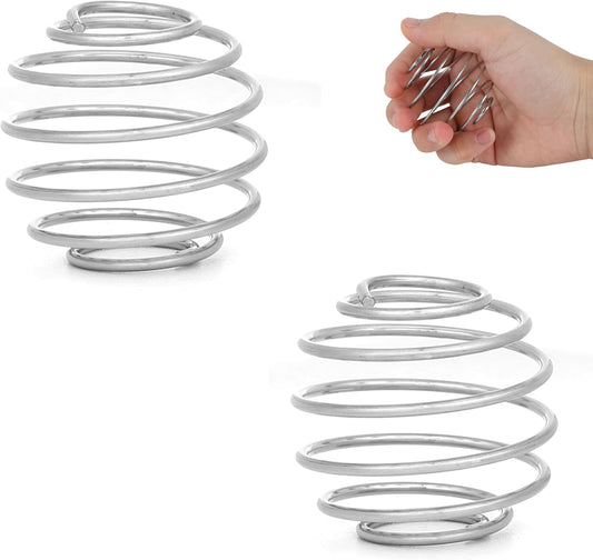 2 Pack Stainless Steel Shaker Ball for Protein Shakes, Wire Whisk Mixer Balls for Shaker Bottles, Fast & Smooth Mixing (2)