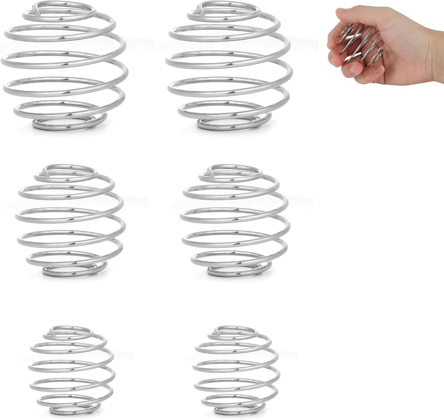 2 Pack Stainless Steel Shaker Ball for Protein Shakes, Wire Whisk Mixer Balls for Shaker Bottles, Fast & Smooth Mixing (2)