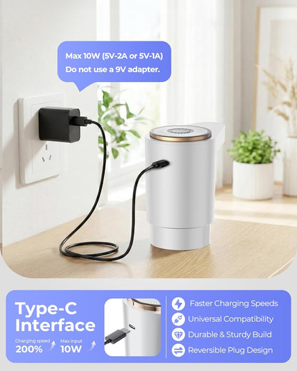 Water Jug Pump for 5 Gallon Bottle – Portable Electric USB-C Charging Dispenser, Dual Powerful Motors, Fast Flow, Fits 2-5 Gallon Jugs – Ideal for Home, Office, Camping, RV, Dark Black