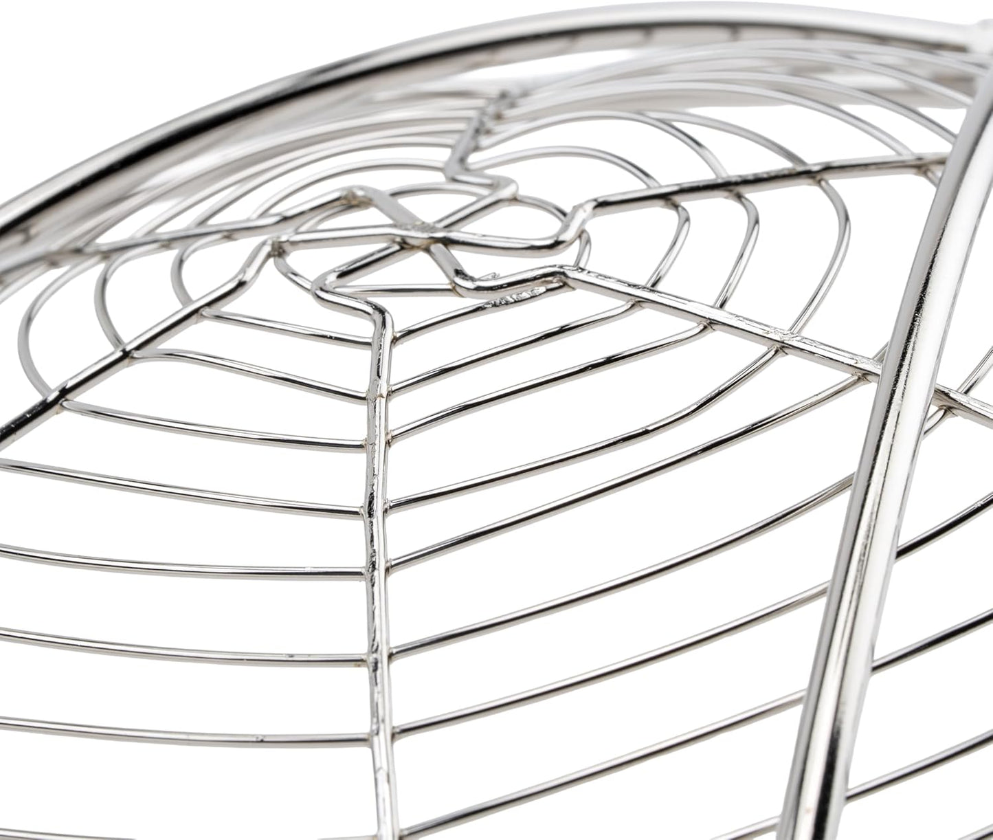 Round Spiral Skimmer, 9-Inch, Nickel