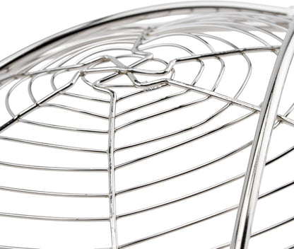 Round Spiral Skimmer, 9-Inch, Nickel