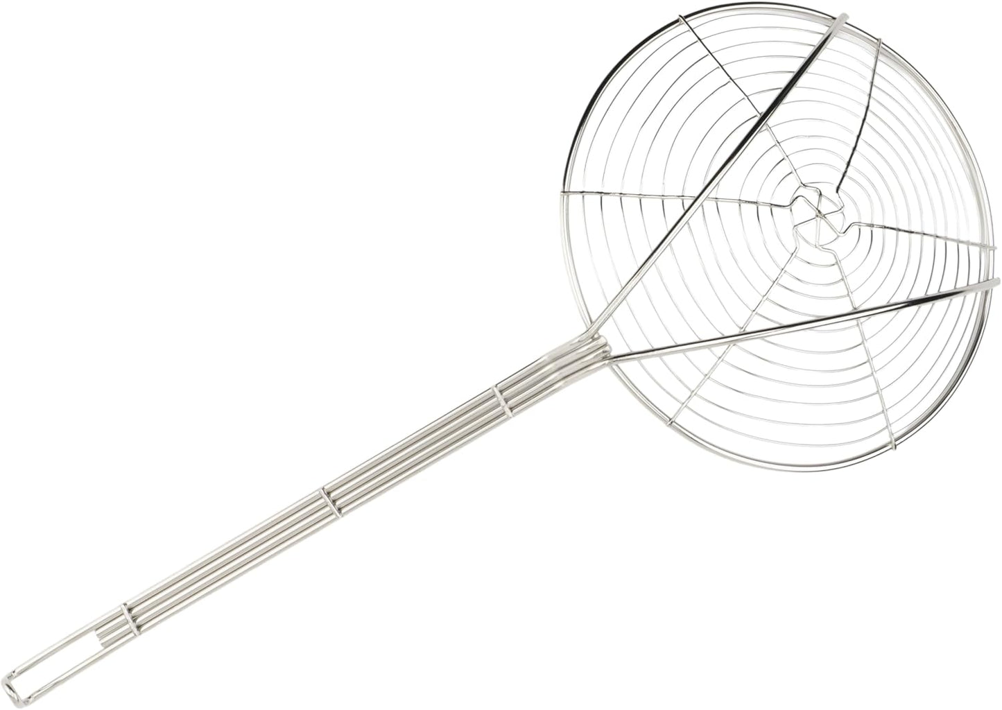 Round Spiral Skimmer, 9-Inch, Nickel
