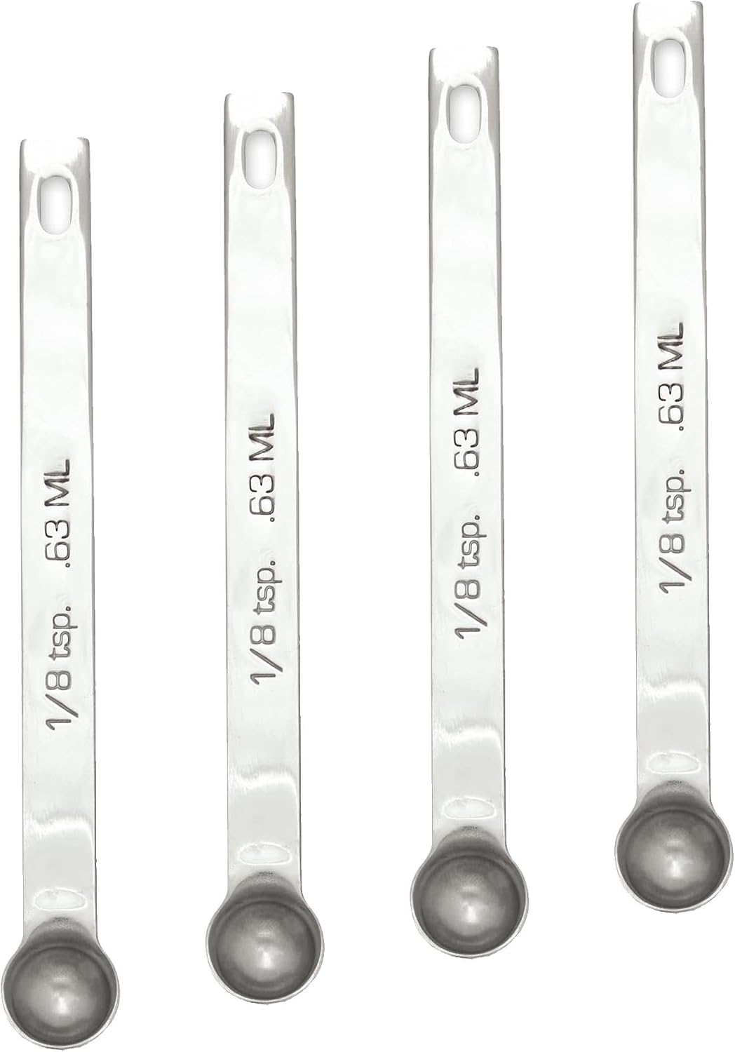 Endurance Kitchen Collection Open Stock Measuring Spoon, Stainless Steel, Dishwasher Safe, 0.5-Teaspoon