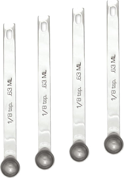 Endurance Kitchen Collection Open Stock Measuring Spoon, Stainless Steel, Dishwasher Safe, 0.5-Teaspoon