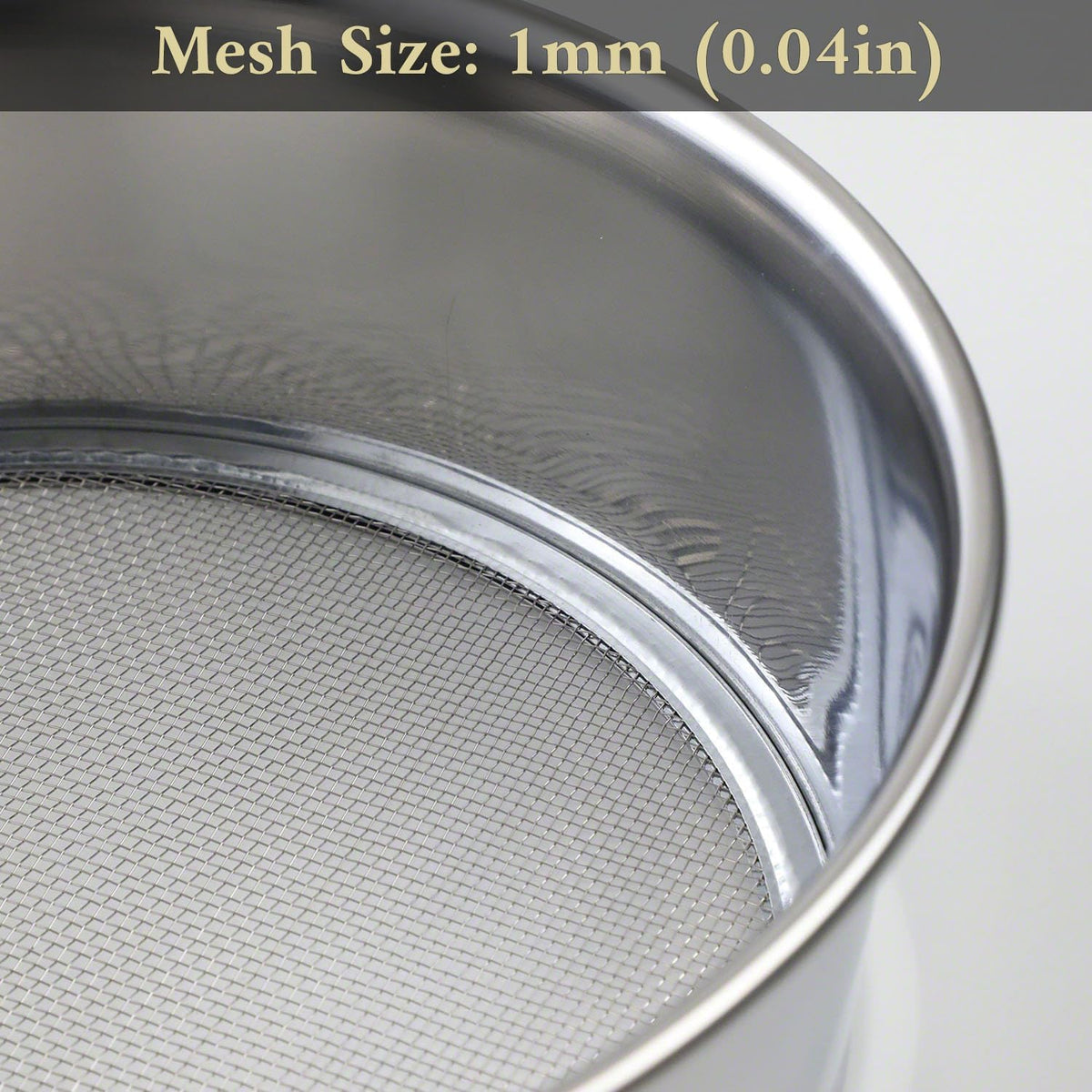 Wazakura 3PCS Soil Sieve Set 8.25in (210mm), 3 Sieve Mesh Filter Sizes