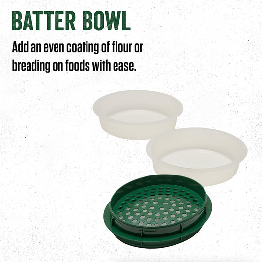 Products Batter Bowl, Translucent and Green