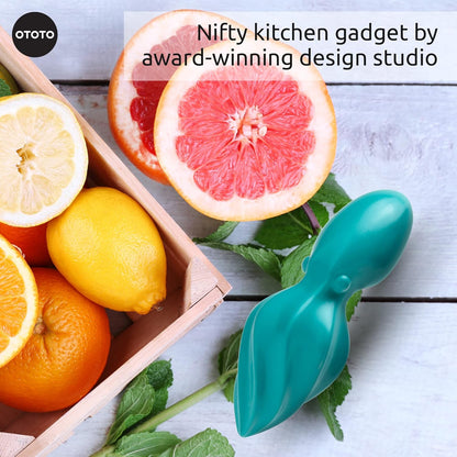 OCTO Lemon Juicer Hand - Easy to Hold Lemon Squeezer Manual for Lemon, Lime, Oranges - BPA Free, Dishwasher Safe Citrus Juicer Hand Press Manual - Fun Kitchen Gadgets & Tools