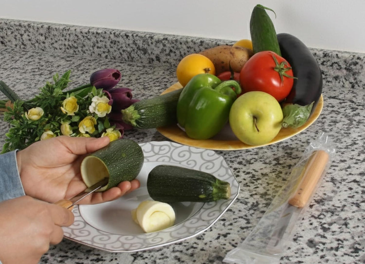 Vegetable Corer Tool, Zucchini & Eggplant Corer, Stainless Steel Corer