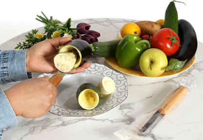 Vegetable Corer Tool, Zucchini & Eggplant Corer, Stainless Steel Corer