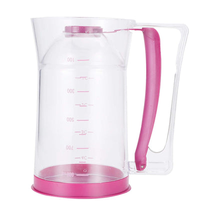 Pancake Batter Dispenser, 900ml Batter Separator Cupcakes Pancakes Cookie Cake Waffles Batter Dispenser Cookie Separator Batter Cream Speratator Cup for Pancakes, Waffles