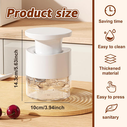 7-in-1 Cherry Pitter Tool,1.5" Extra Large Slots Making Cherry Jam