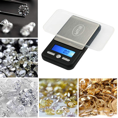 Digital Pocket Scale AC Series 1200g x 0.1g | High Precision 0.1g Accuracy Mini Gram Scale for Kitchen, Lab, Jewelry, Coin Scale, Small Digital Gram Scale Portable Travel Scale