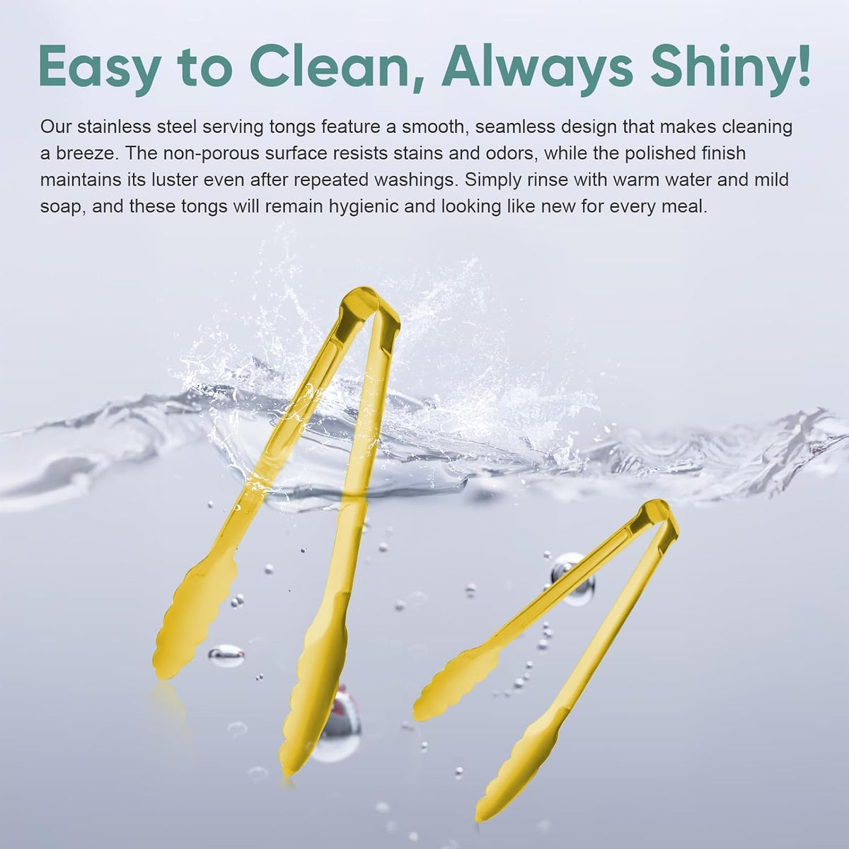 12 Pack Buffet Tongs Serving Tongs Stainless steel Kitchen Tongs 7inch | stainless steel Utility Tongs with scalloped grip for buffets, parties, catering, salad bars, appetizers, desserts and ice