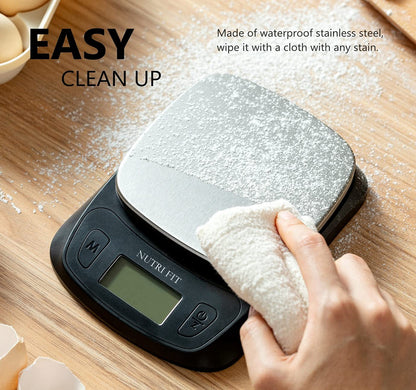 Kitchen Scales Digital Food Scale Cooking in Grams & Ounces Black