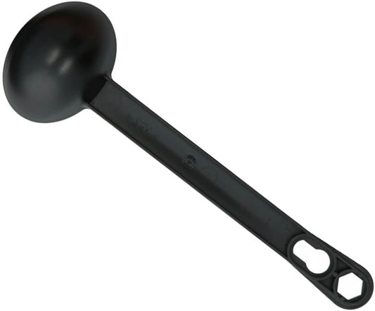 Coffee Measuring Spoon, Black, Plastic, 1 Count, 1 Ounce