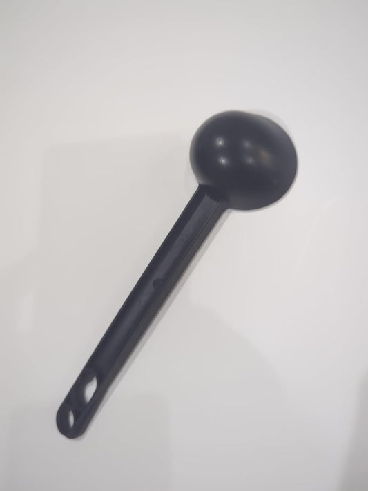 Coffee Measuring Spoon, Black, Plastic, 1 Count, 1 Ounce