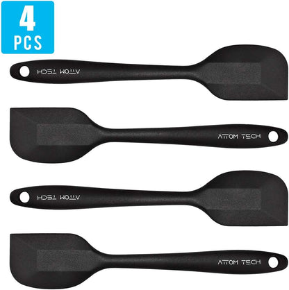 Silicone Spatula Set of 4, 500°F Heat Resistant BPA Free