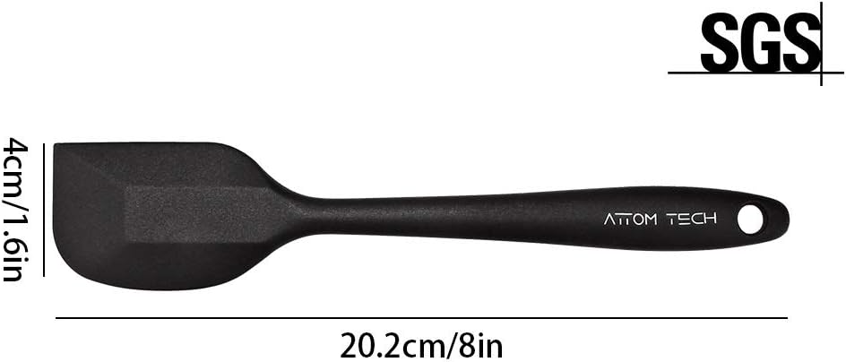 Silicone Spatula Set of 4, 500°F Heat Resistant BPA Free