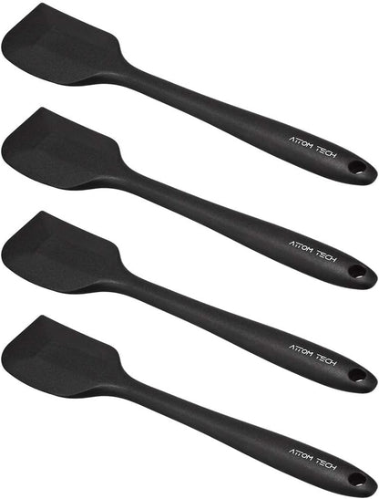 Silicone Spatula Set of 4, 500°F Heat Resistant BPA Free