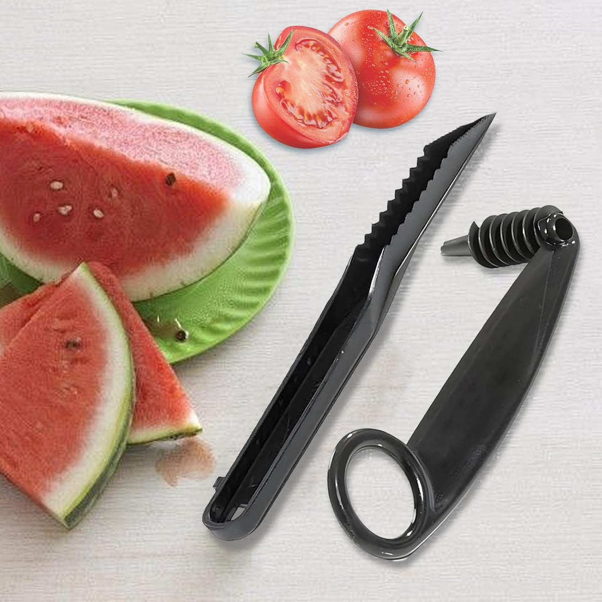 Kitchen Spiral And V-Shaped Tools, Blade Julienne Cutter,Fruit Shape Cutters,Multifunctional Vegetables Cutter For Slicing Potatoes, Cucumbers and Vegetables in Spirals