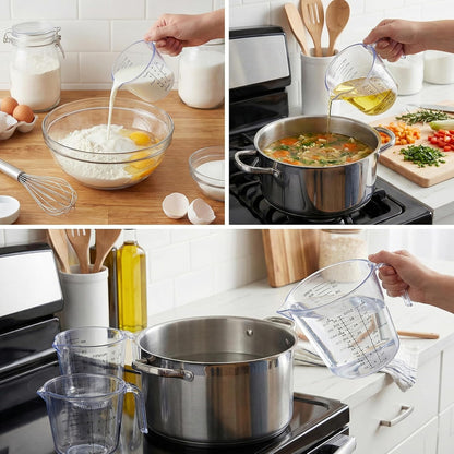 20PCS Measuring Cups and Spoons Set, Stainless Steel Nesting Kitchen Cooking Baking Measuring Set for Dry and Liquid Ingredients