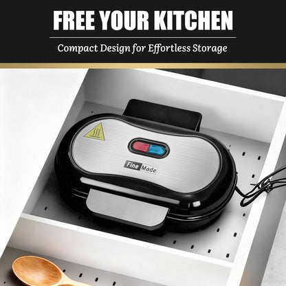 Electric Empanada Maker Machine with Press Mold, Large Dumpling Maker, Pierogi Maker Press Machine, Make 4 Psc of 6 Inches Large Empanadas, Jamaican Beef Patties,Calzones, Pocket Pies