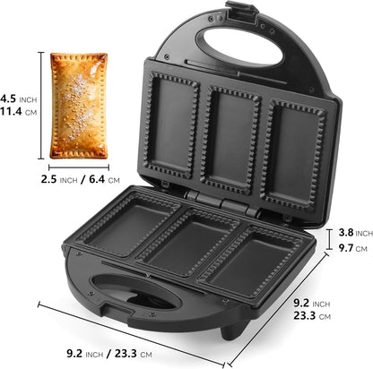 Electric Empanada Maker Machine with Press Mold, Large Dumpling Maker, Pierogi Maker Press Machine, Make 4 Psc of 6 Inches Large Empanadas, Jamaican Beef Patties,Calzones, Pocket Pies