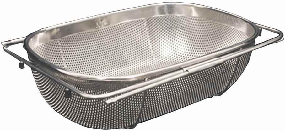 Over The Sink Extendable Colander Strainer Stainless Steel WHNEXC01
