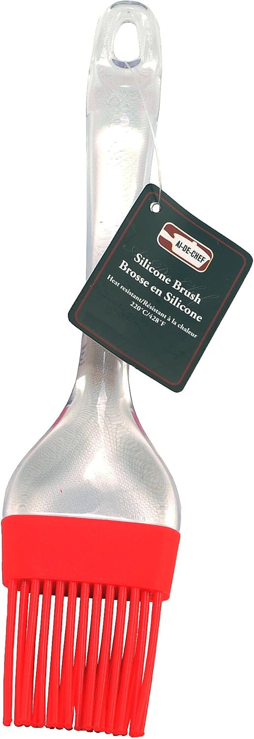Silicone Whisk and Basting Brush Combo - Stainless Steel & Silicone Whisk for Blending, Beating & Stirring - Silicone Basting Brush, Pastry Brush, BBQ Brush. (2-Pack, Whisk, Spatula)