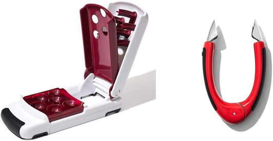 Good Grips Quick Release Multi Cherry Pitter & Strawberry Huller