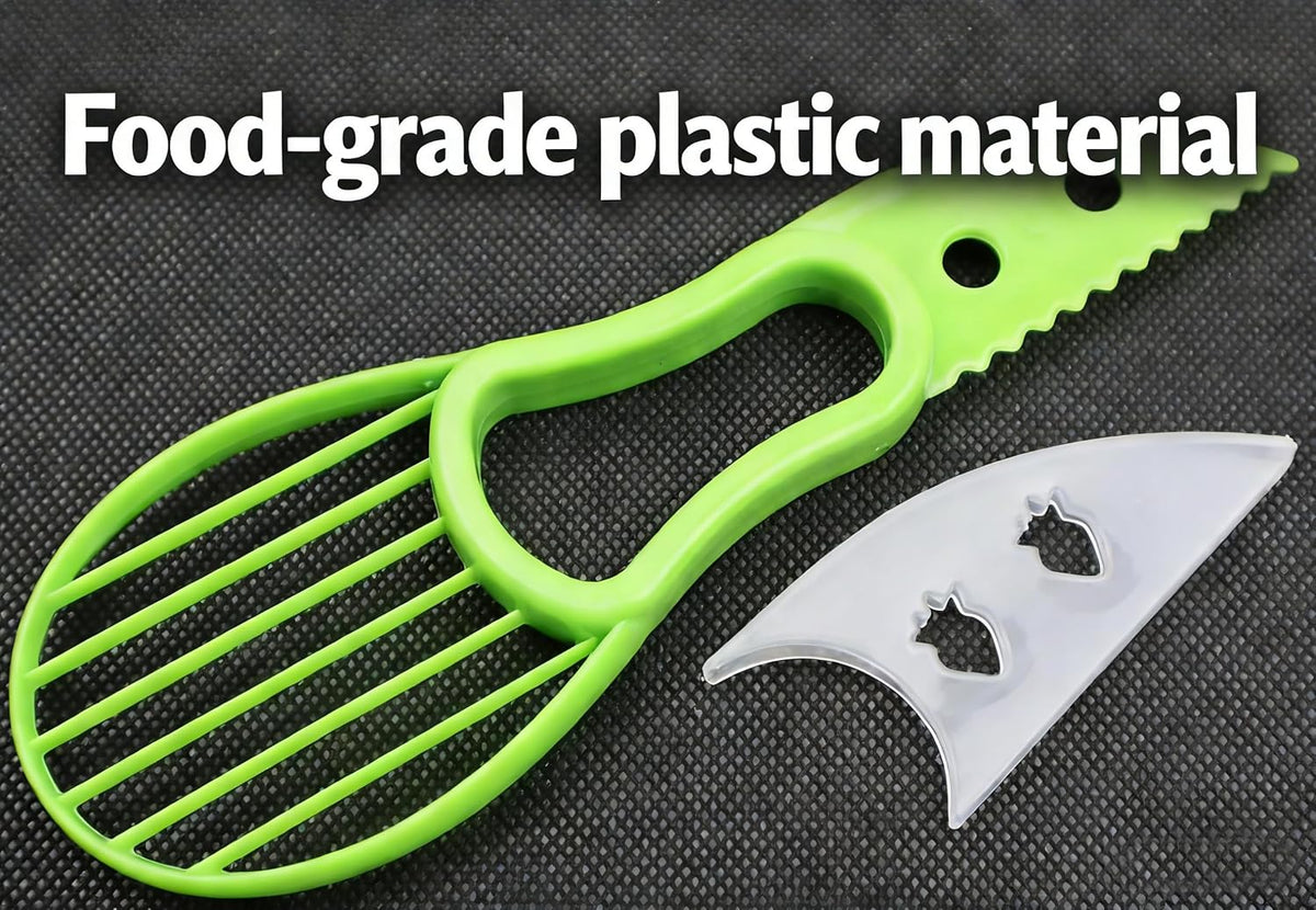 Avocado Slicer Tool, 3-in-1 Peeler Cutter and Scooper for Fruits