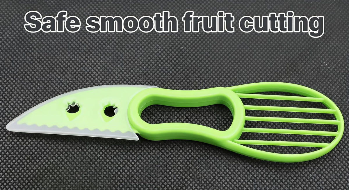 Avocado Slicer Tool, 3-in-1 Peeler Cutter and Scooper for Fruits
