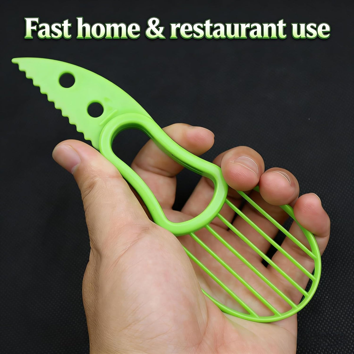 Avocado Slicer Tool, 3-in-1 Peeler Cutter and Scooper for Fruits