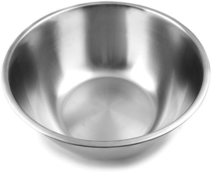 Fox Run Large Stainless Steel Mixing Bowl, 6.25-Quart, 11.75 x 5.5 inches, Metallic