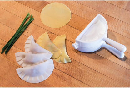 Dumpling Press, 4-Inch, Cuts And Seals Dumplings, Potstickers, Pierogi, Empanadas, And Turnovers