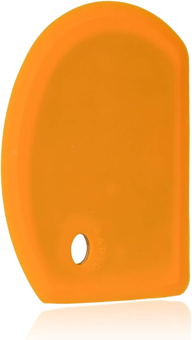 Flexible Curved Edge Silicone Bowl Scraper Dough Scraper Baking Bread